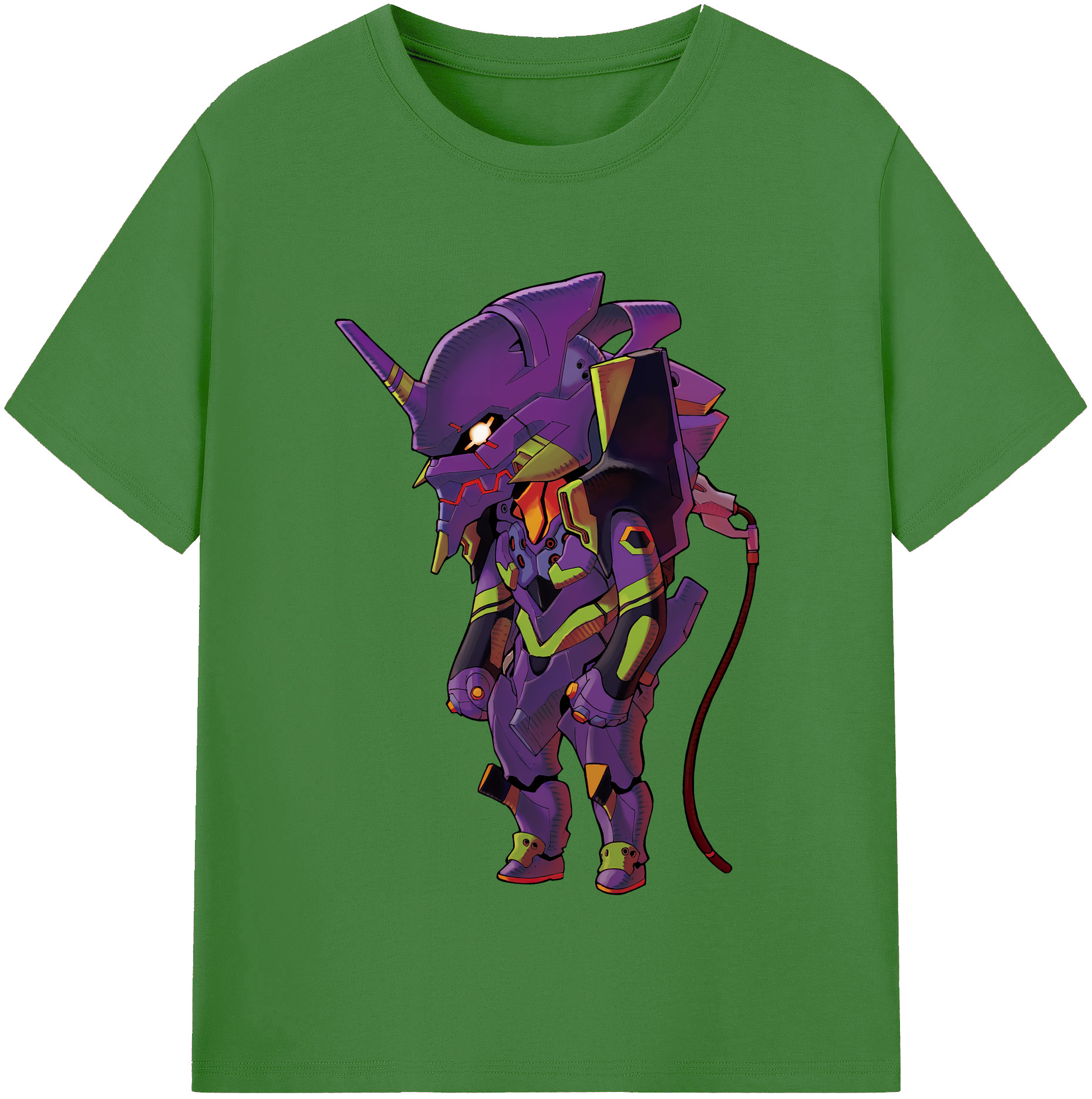（画像用） EVA 新世紀エヴァンゲリオン レディースカジュアルプリントTシャツ（綿100％）
